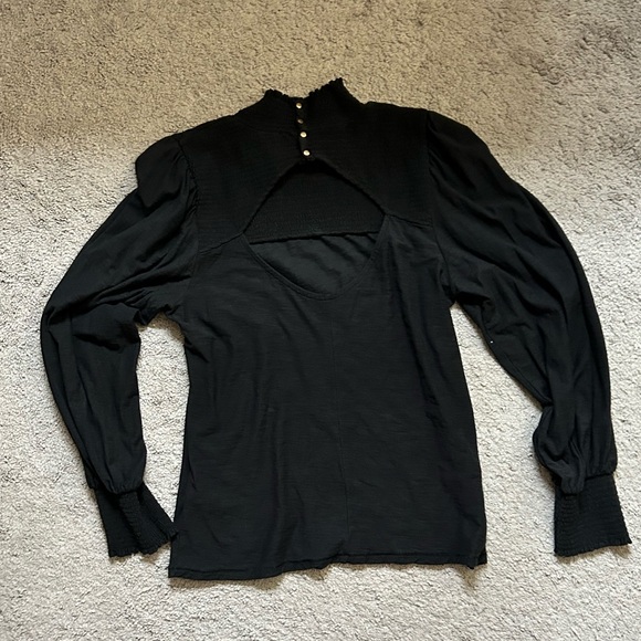 Nation LTD
SANDRINE TEE IN JET BLACK, Pima cotton, size large - Picture 3 of 7